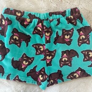 Pajama Shorts for Kids- Candy Pink Brand with Dog Design (Kids Size 14/16)